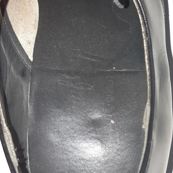 Vintage Farman Handcraft Men's leather Shoes Size 9, D 24581, 3101 57,0148 Black - Picture 7 of 9